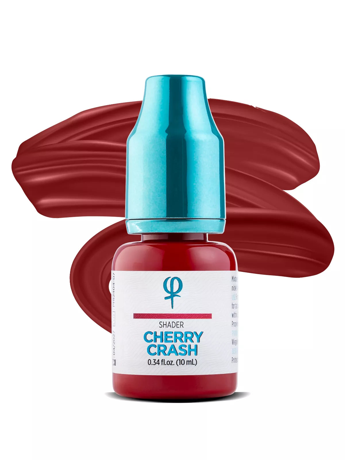 Cherry Crash PMU Lip Pigment bottle, vibrant hybrid pigment for bold, long-lasting lip color.