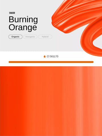 Burning Orange PMU Mix Shader Pigment 10ml