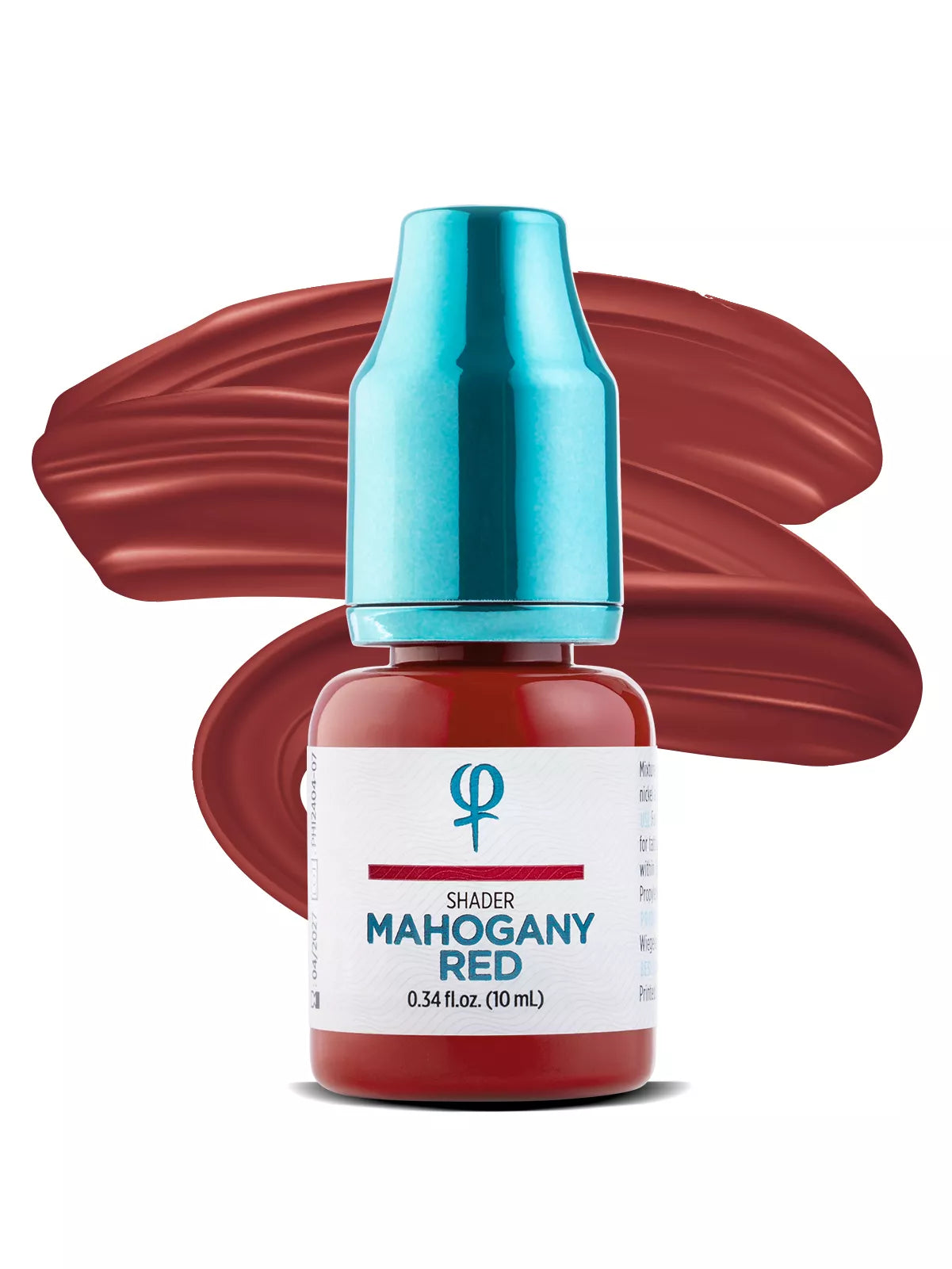 Mahogany Red PMU Pigment bottle, ideal for deepening lip colors and neutralizing bright shades with long-lasting, fade-resistant vibrancy.