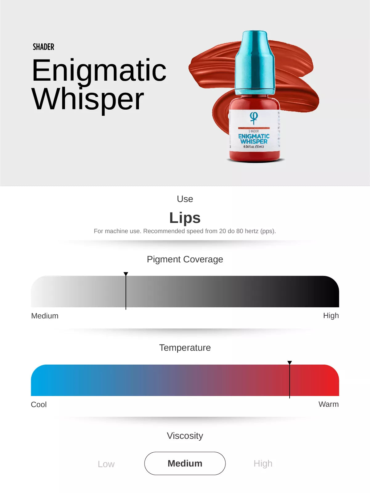 Enigmatic Whisper PMU Lip Shader Pigment 10ml