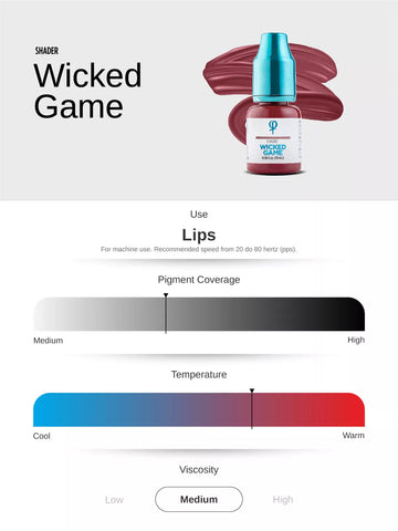 Wicked Game PMU Lip Shader Pigment 10ml