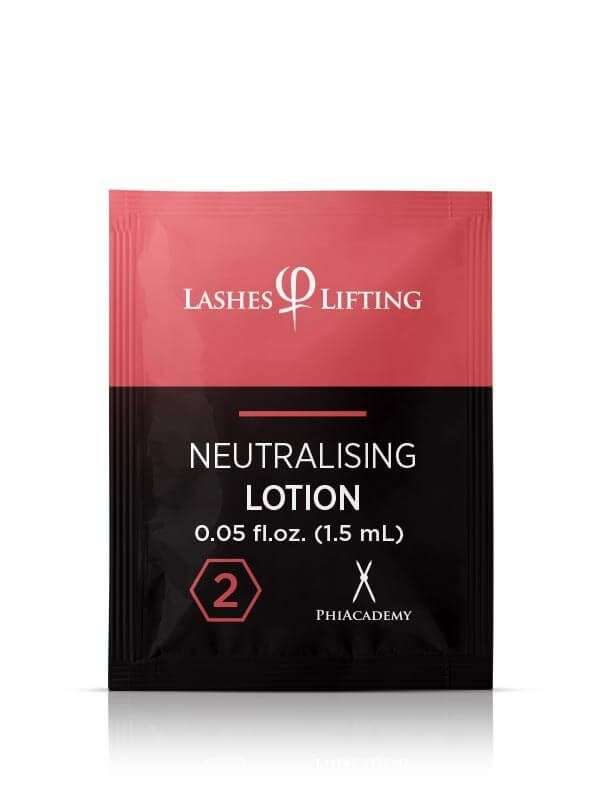 Lashes Lifting Neutralising Lotion Sachets, professional-grade lotion in individual sachets for precise application, ensuring beautifully shaped and healthy lashes.