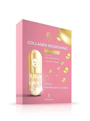 Phi Collagen Nourishing Face Mask sheet mask for hydrating, firming, and anti-aging benefits.