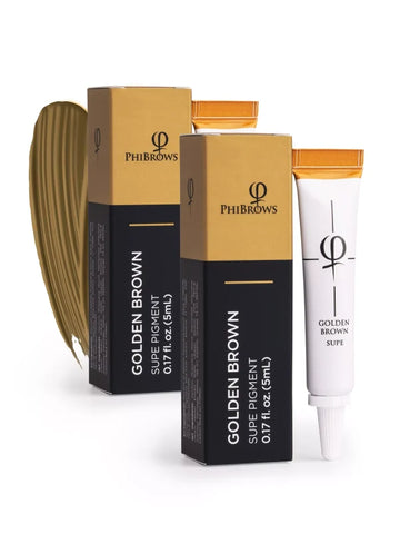 PhiBrows Goldenbrown SUPE Pigment 5ml x 2pcs