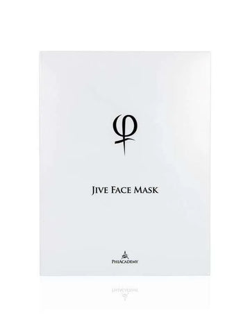 Jive Face Mask in a box of 5, specifically formulated to control sebum production and reduce the appearance of acne and blemishes for clearer skin.