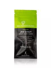 Microneedling Jive Serum, antioxidant-rich hydration for young and sensitive skin, formulated for deep absorption with microneedling technology.